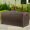 Suncast® Wicker Deck Box, 92 Gallon