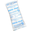 Desco Desiccant Pak, Argile/Tyvek/Dioxyde de silicium, 2"L x 4"L, Blanc, 300 Packs