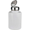 Menda 35387 tour distributeur de liquide de verre blanc avec une touche pompe, 4 oz.