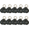 Porte-clés NFC intelligents eGeeTouch®, noir, paquet de 20