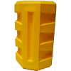 Poly Structural colonne Protector, 8-1/4" ouverture carrée, jaune