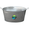 Little Giant rond GWT1375 baignoire, acier galvanisé, 13,75 gal, Silver