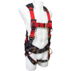 Harnais complet Dentec Safety® Contractor w / 3 D-Ring & Tongue Buckle Leg Straps, M