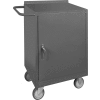 Durham WBF-48120-95 23"W x 20"D Mobile Bench Cabinet - 1 Shelf 24"W x 18"D x 36-1/2"H - Gray