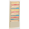 11 Pocket Medical Chart & Special Purpose Literature Rack - Tan