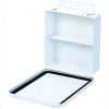 First Aid Box Metal - 9-1/16x2-3/8x9-1/16 - Pkg Qty 12