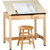 Rédaction de Table 36" L x 24" W x 30 "H - 1 pièce Top - Petit tiroir