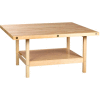 Diversified Spaces 64"W x 24"D Woodworking Bench, Maple