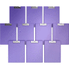 Presse-papiers Davis Group Premium format lettre, peut contenir des feuilles de 8-1/2 po x 11 po, violet, paquet de 10