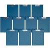 Presse-papiers Davis Group Premium format lettre, peut contenir des feuilles de 8-1/2 po x 11 po, bleu marine, paquet de 10