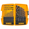 DeWALT® Drill Bit Set, DW1167, Black Oxide, 17 Pieces, 1/16" - 1/2" Split Point Bits