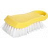 WINCO CBR-YL Cutting Board Brush, jaune, poignée en boucle pour accrocher - Qté par paquet : 12