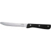 Winco K-80P Steak Knife w / Pointe Pointue, 5 « L, Poignée Pastic Noire, Lame dentelée, 12 / Pack