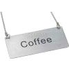 WINCO SGN-203 chaîne Sig, café, 3-1/2" L, 1-3/4" H, acier inoxydable - Qté par paquet : 12