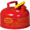 Bidon de sûreté de type I Eagle - 2 gallons - Rouge