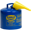 Eagle Type I Safety Can - 5 Gallon with Funnel - Blue