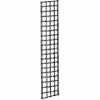 2 po l X 4 pi H - Panneau mural à grille en fil métallique - Noir semi-brillant - Qté par paquet : 3