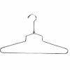 18" L acier Blouse et robe Hanger W / crochet ordinaire - Chromé - Qté par paquet : 100