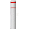 Poster Guard® Bollard couverture CL1386I, 7 H "Diamètre X 60 », blanc/blanc ruban