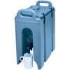 Cambro 250LCD186 - Transporteur de boissons Camtainer, isolé, 2-1/2 GAL, 16-1/2 x 9 x 18-3/8, bleu marine