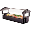 Cambro 4FBRTT519 - Table Bar à salade, 51 "L x 27 » H, Table Top, 4-Pan taille, déflecteur, Green, NSF