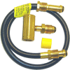 Kit de raccordement Mr. Heater pour 2 réservoirs de propane liquide, 30 « L, noir - Qté par paquet : 6