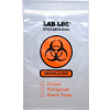 Sac refermable 3-mur spécimen de transfert (Biohazard), 6 "x 9", effacer, Pkg Qty 1000