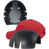 ERB® Create A Cap™ Insert de capuchon anti-choc avec coussin en mousse pour casquettes H64 à profil bas, noir