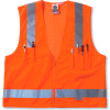 Ergodyne® GloWear® 8250Z Class 2 Surveyors Vest, Orange, S/M