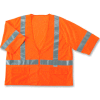 Ergodyne® GloWear® 8320Z Class 3 Standard Vest, Orange, L/XL