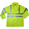 Ergodyne® GloWear® 8365 Class 3 Rain Jacket, Lime, S