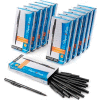 Paper Mate® Ecrire Bros Ballpoint Stick Pen, Medium, Black Ink, Douzaine