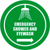 Durastripe 12" Round Sign - Emergency Shower And Eyewash