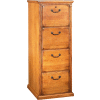 Martin Furniture Huntington Oxford 4-Drawer File Cabinet - Blé