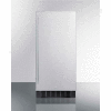 Summit Réfrigérateur autoportant encastré, capuchon de 3 pi³, argent
