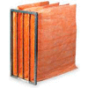 Global Industrial™ 8 Pocket Air Filter W / Synthetic Media, MERV 12, 24"L x 24"H x 18"D - Qté par paquet : 4