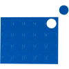 Magnétaux MasterVision Blue Circle, Pack de 20