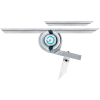 Fowler 52-440-777 Universal Dial Protractor with 6" & 12" Blades