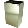 Frost Stainless Steel Wall Mount Trash Can, 15 gallons