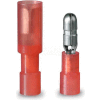 Gardner Bender 20-161 P Bullet Splice, M/F paires, 22-16 Awg, 0156" Plug, rouge - Qté par paquet : 10