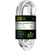 GoGreen Power 16/3 SJTW 25ft Heavy Duty Extension Cord, GG-13725WH - Blanc