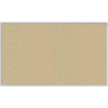 Ghent Bulletin Board - Vinyl - Aluminum Frame - 24"W x 18"H - Caramel