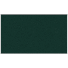 Ghent Bulletin Board - Vinyl - Aluminum Frame - 36"W x 24"H - Ebony