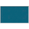 Ghent 3' x 5' Bulletin Board - Ocean Vinyl Surface - Silver Frame