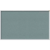 Ghent 3' x 5' Bulletin Board - Stone Vinyl Surface - Silver Frame