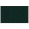 Ghent 4' x 10' Bulletin Board - Ebony Vinyl Surface - Silver Frame