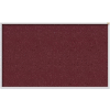 Ghent 96"W x 48"H Vinyl Bulletin Board - Aluminum Frame - Berry