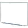 Gand 48" x 144"H Tableau blanc - Cadre en aluminium - Comprend le marqueur/gomme
