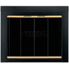 Foyer agréable cheminée Arrington verre porte noir avec garniture AR or-1020 37-1/2" L x 30" H