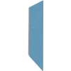 Panneau de cloison polymère ASI Global Partitions sans supports - 59-1/2" W bleu